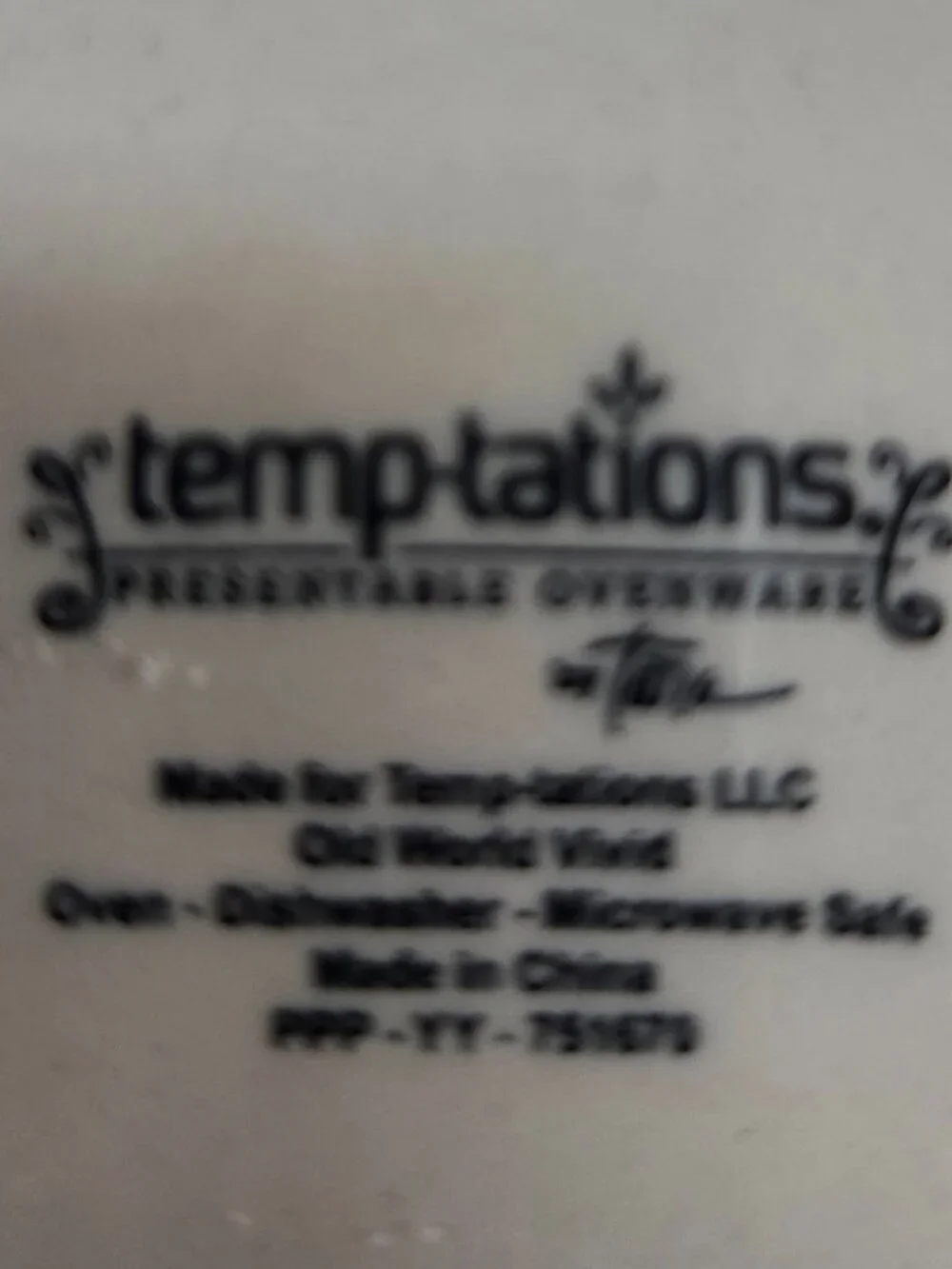 temptations old world butter dish like new